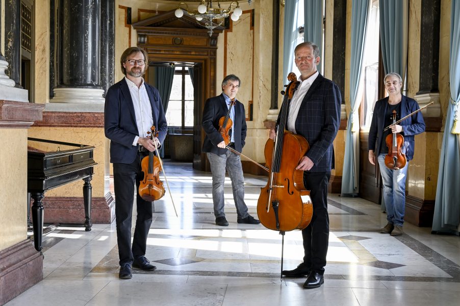 STRONA VII Kwartet Filharmonii Czeskiej fot. Petr Kadlec